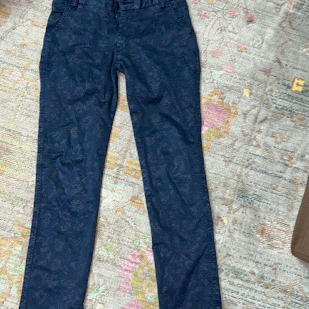 Paolo pecora milano navy designer pants boys sz 10